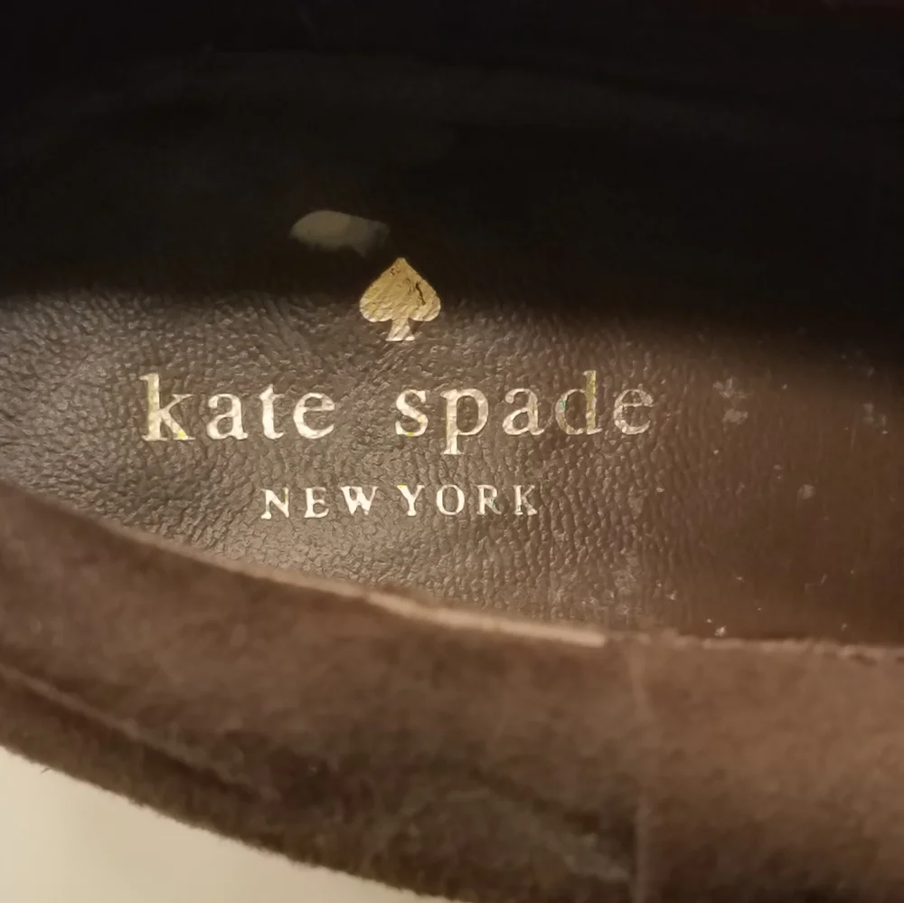 kate spade Brown Suede Ankle Booties